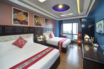 디럭스 더블룸 또는 트윈룸 — Sapa Nature View Hotel